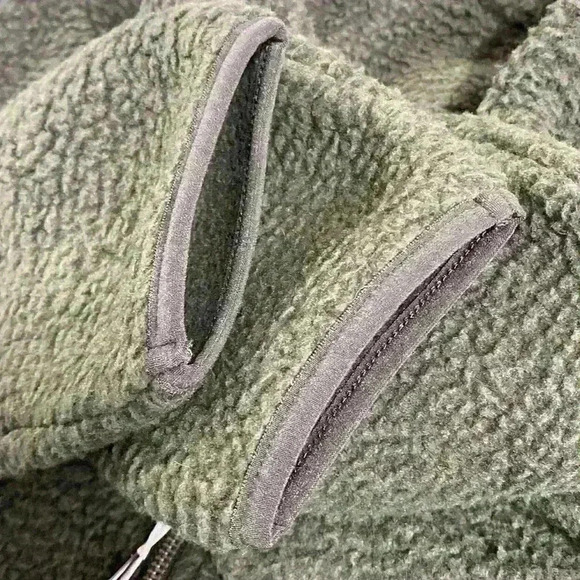 Vuori Idyllwild Sherpa Men’s Jacket Forest Green Large New - Picture 11 of 13